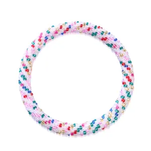 Sugar Cookie | Himalayan Glass Bead Bracelet