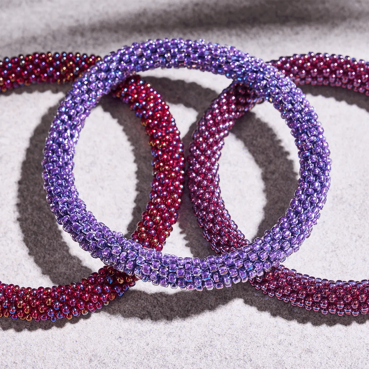 Sweetbriar Bloom | Himalayan Glass Bead Bracelet
