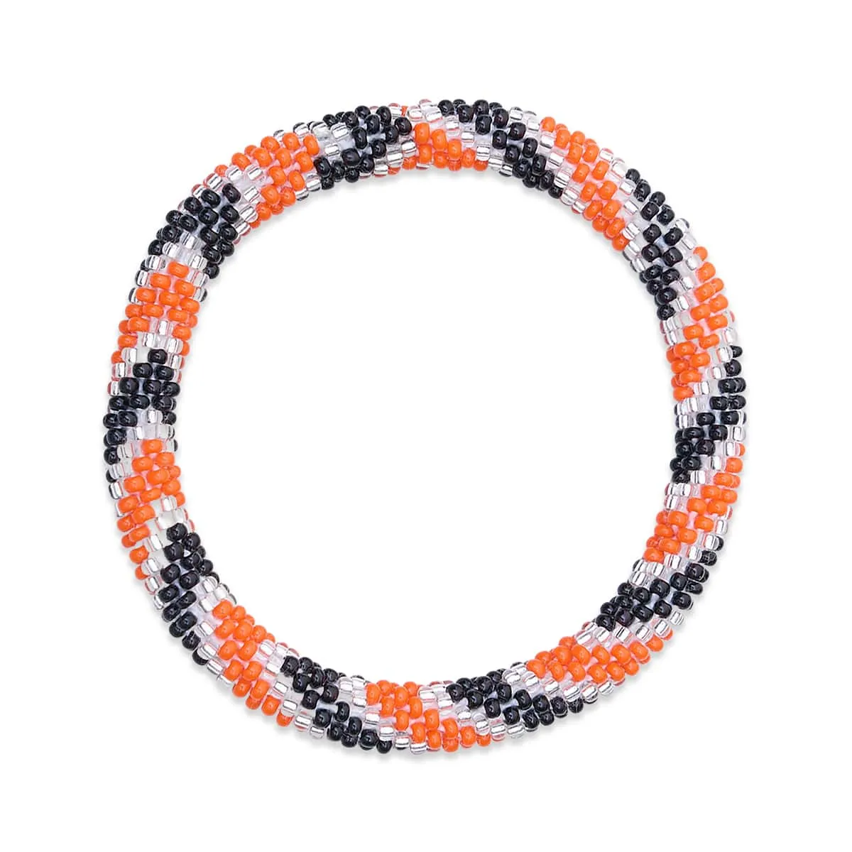 Tangerine Wave | Himalayan Glass Bead Bracelet