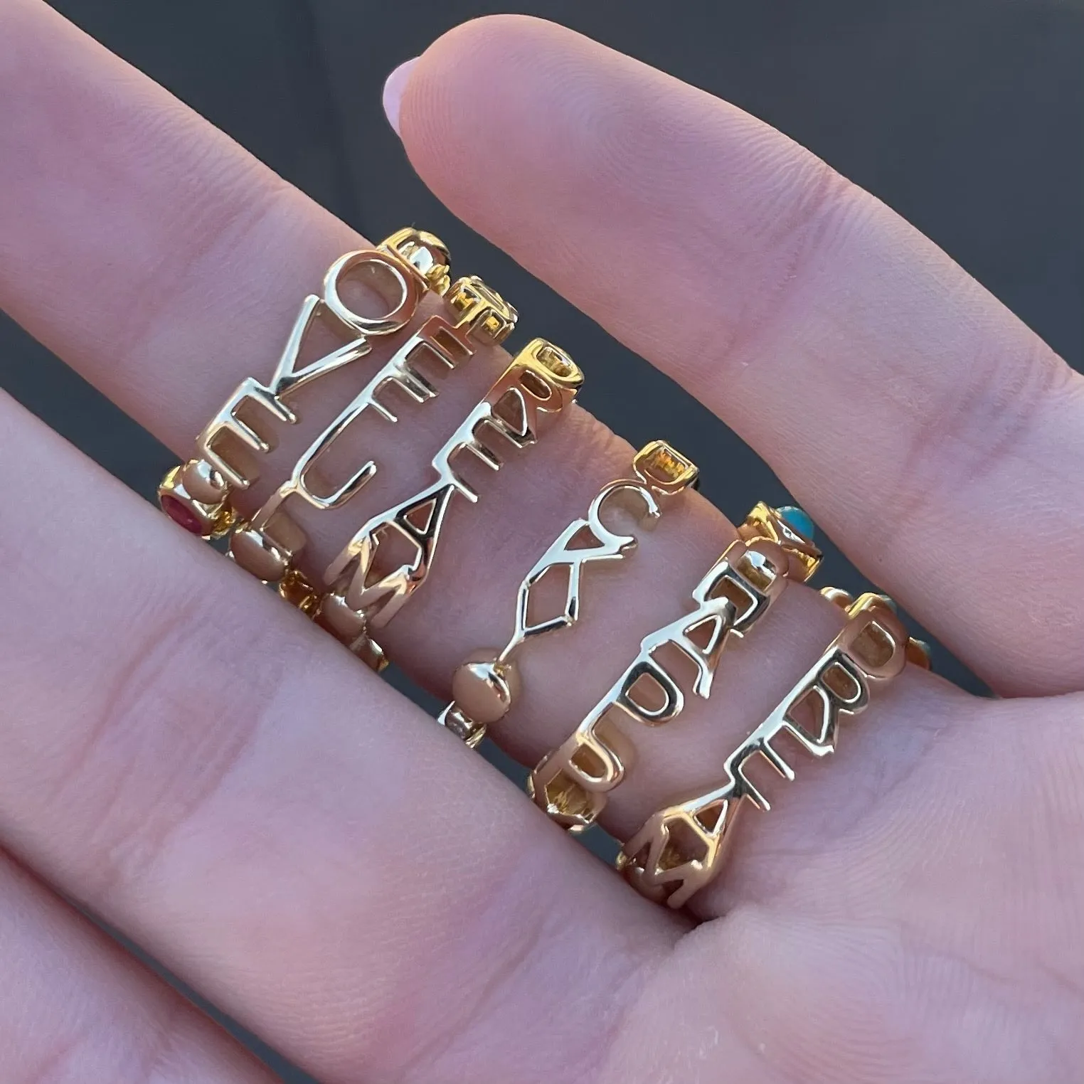 Tattoo Candy Bands Rings