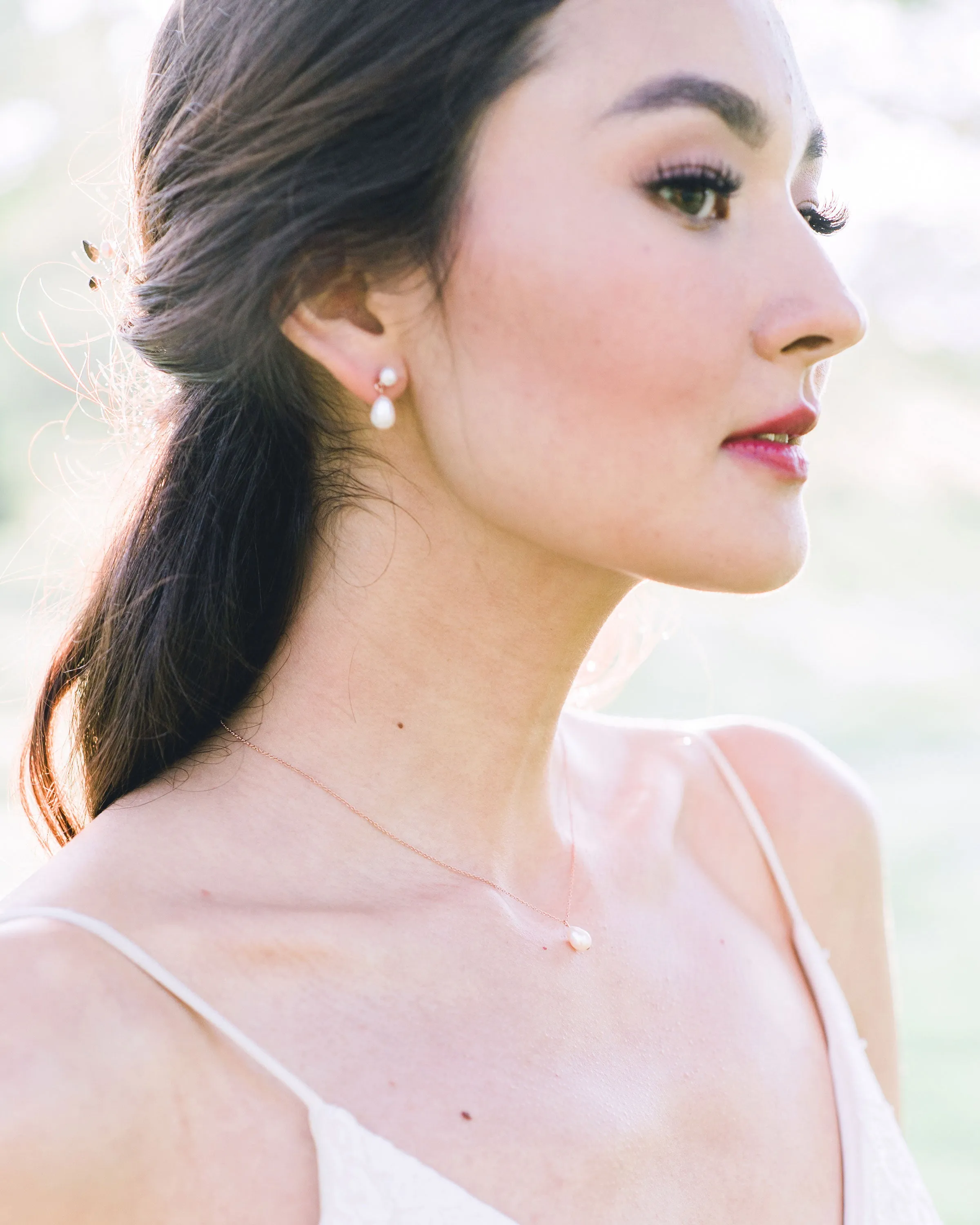 Teardrop Pearl Jewelry Set