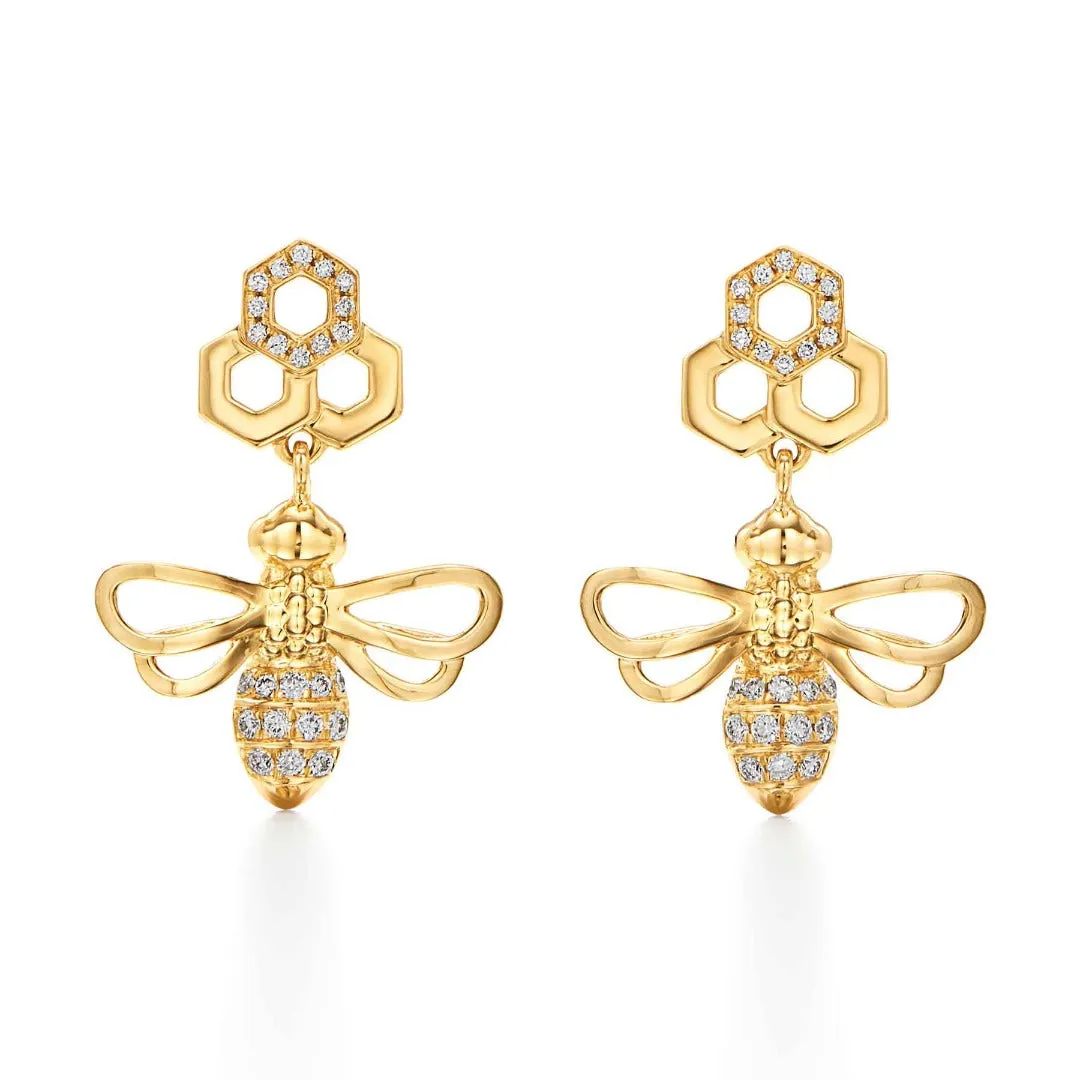 Temple St. Clair Bee Drop Earrings
