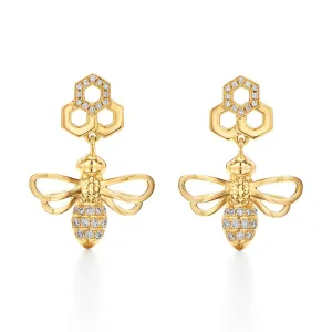 Temple St. Clair Bee Drop Earrings