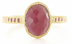 The Brick House Ruby Pave Ring