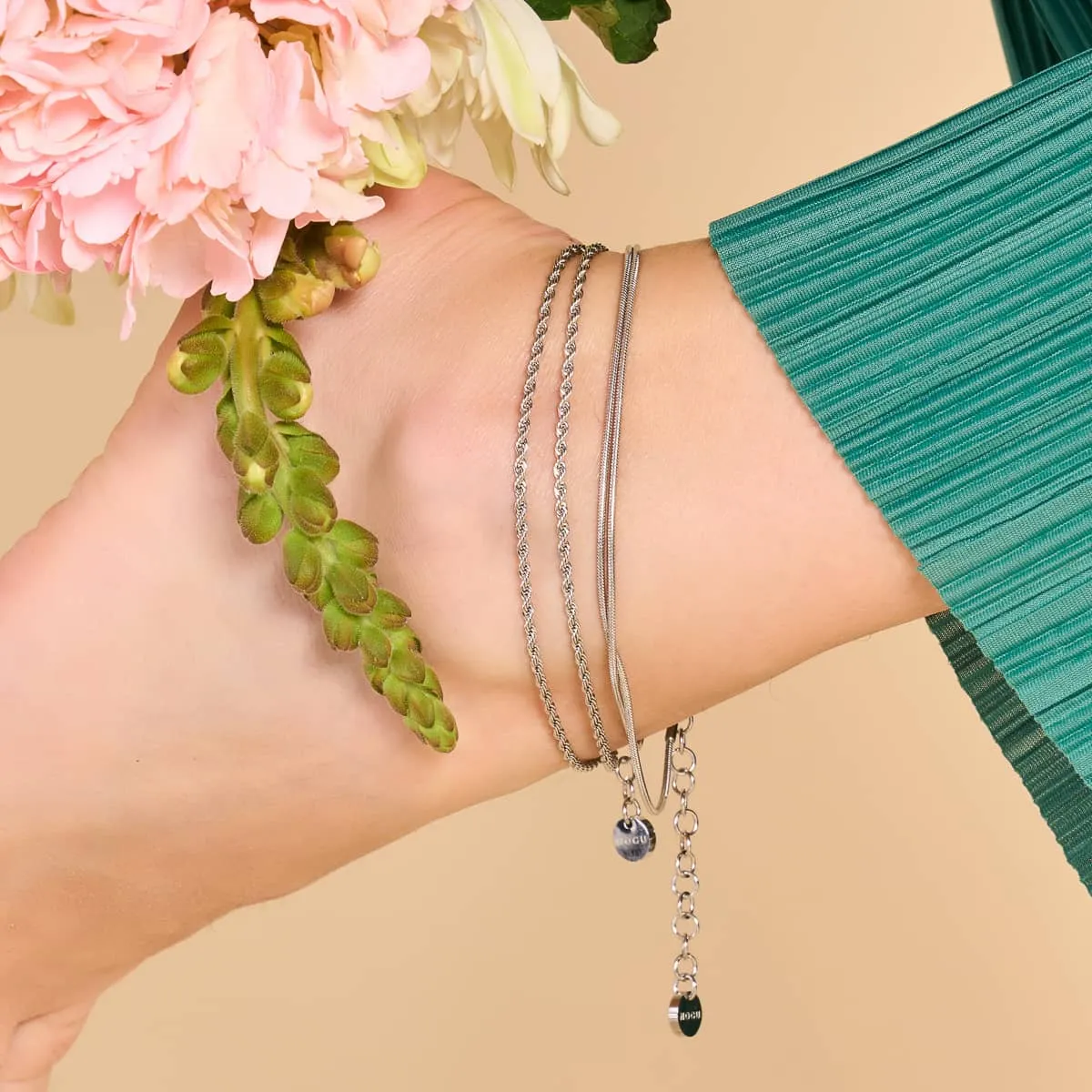 The Hera | Braided Anklet Chain