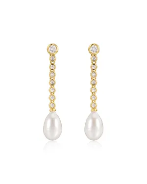 The Pearl Drop Studs