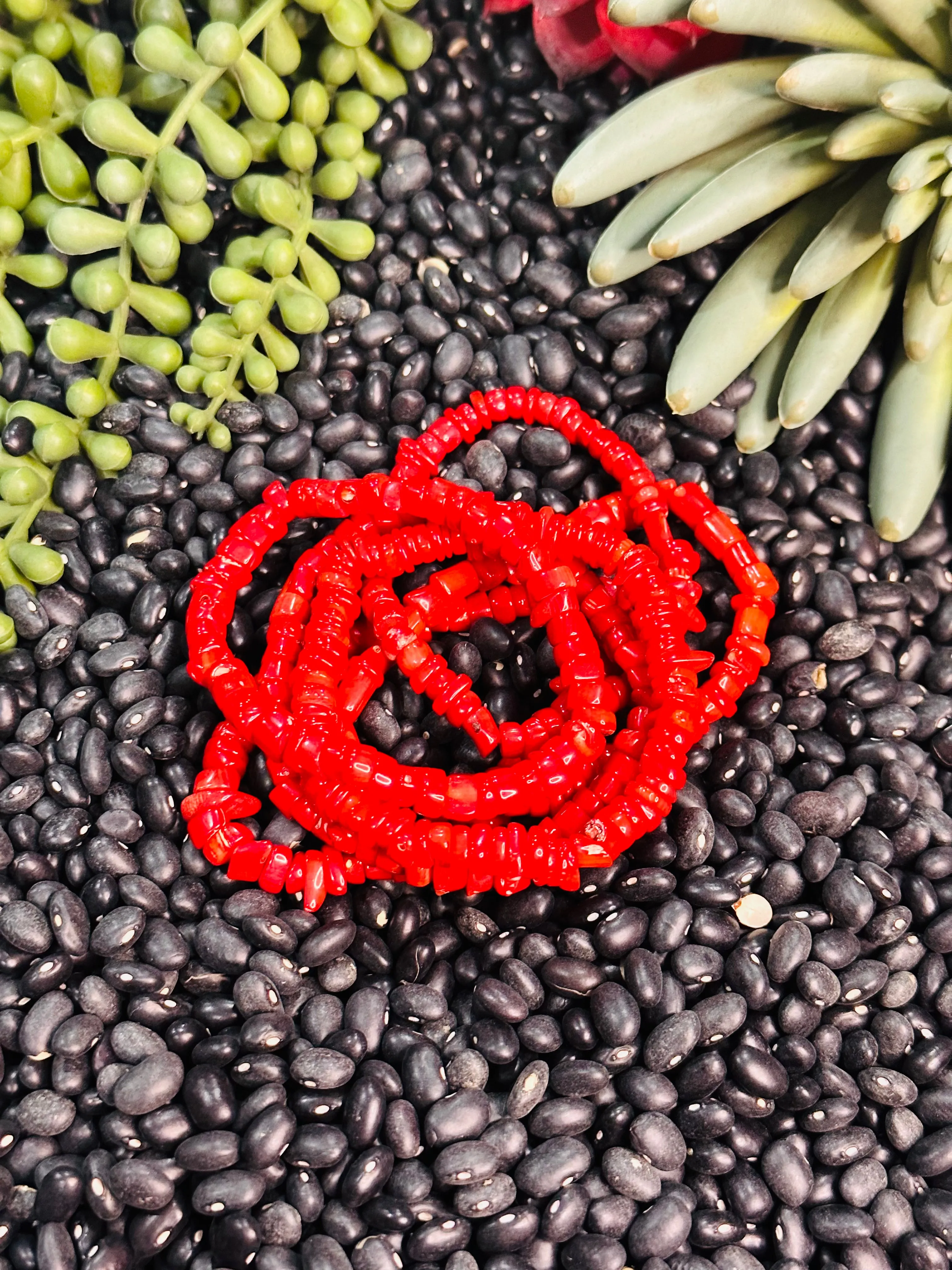 The Red Nugget Stretch Bracelet