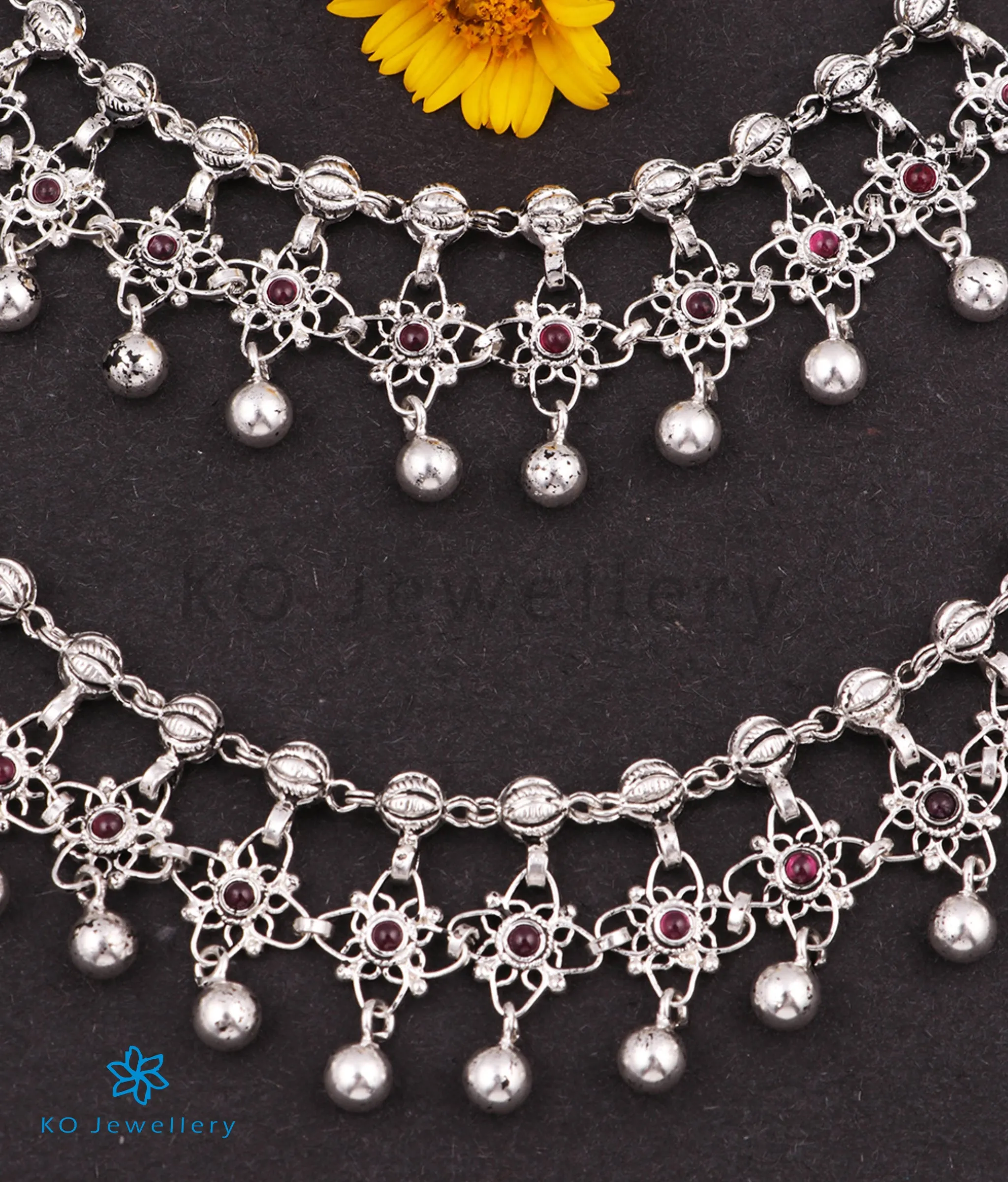 The Unmukt Silver Anklets