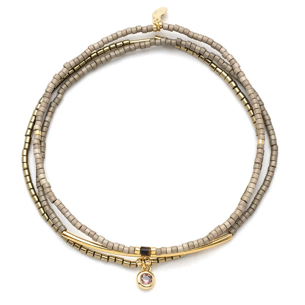Tonal Miyuki Bracelet Trio