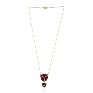 Tourmaline Melon Diamond Tourmaline 18k Yellow Gold Choker Necklace On Sale