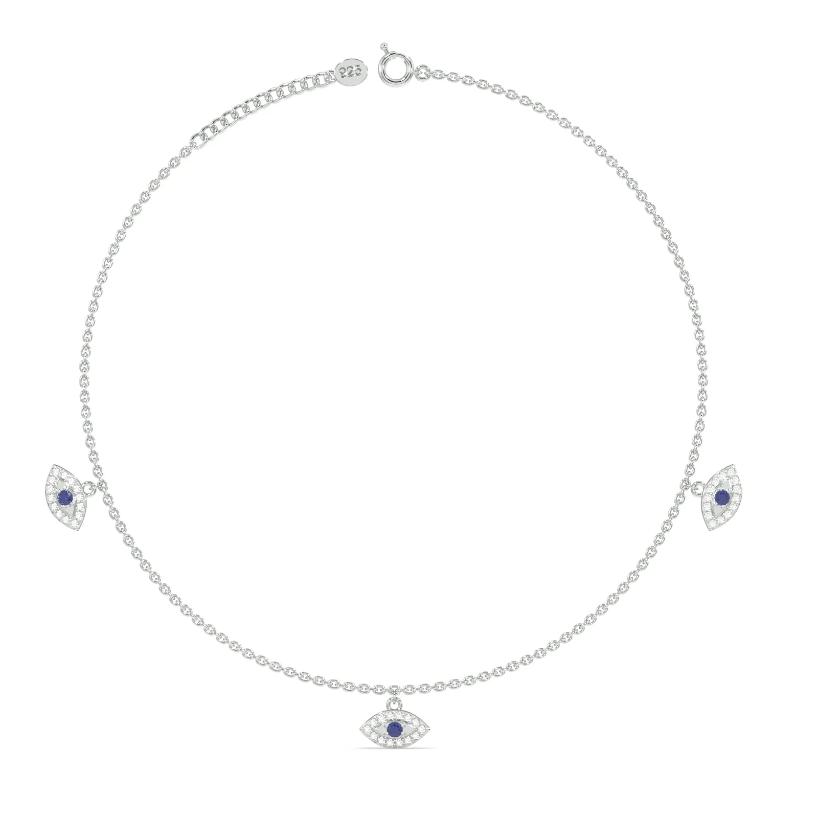 Triveni Nazar Payal in 92.5 Sterling Silver