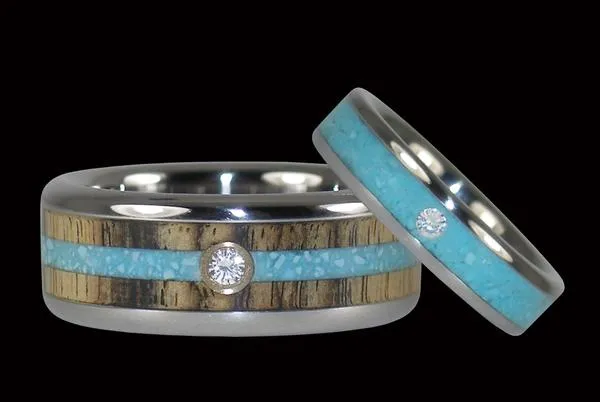 Turquoise Diamond Ring