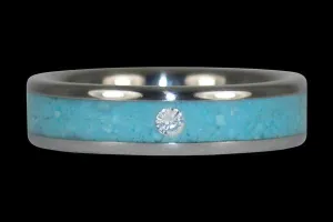 Turquoise Diamond Ring