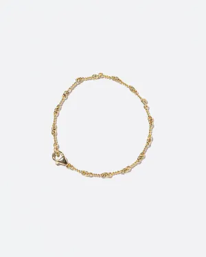 Twisted Chain Bracelet - 14k Gold
