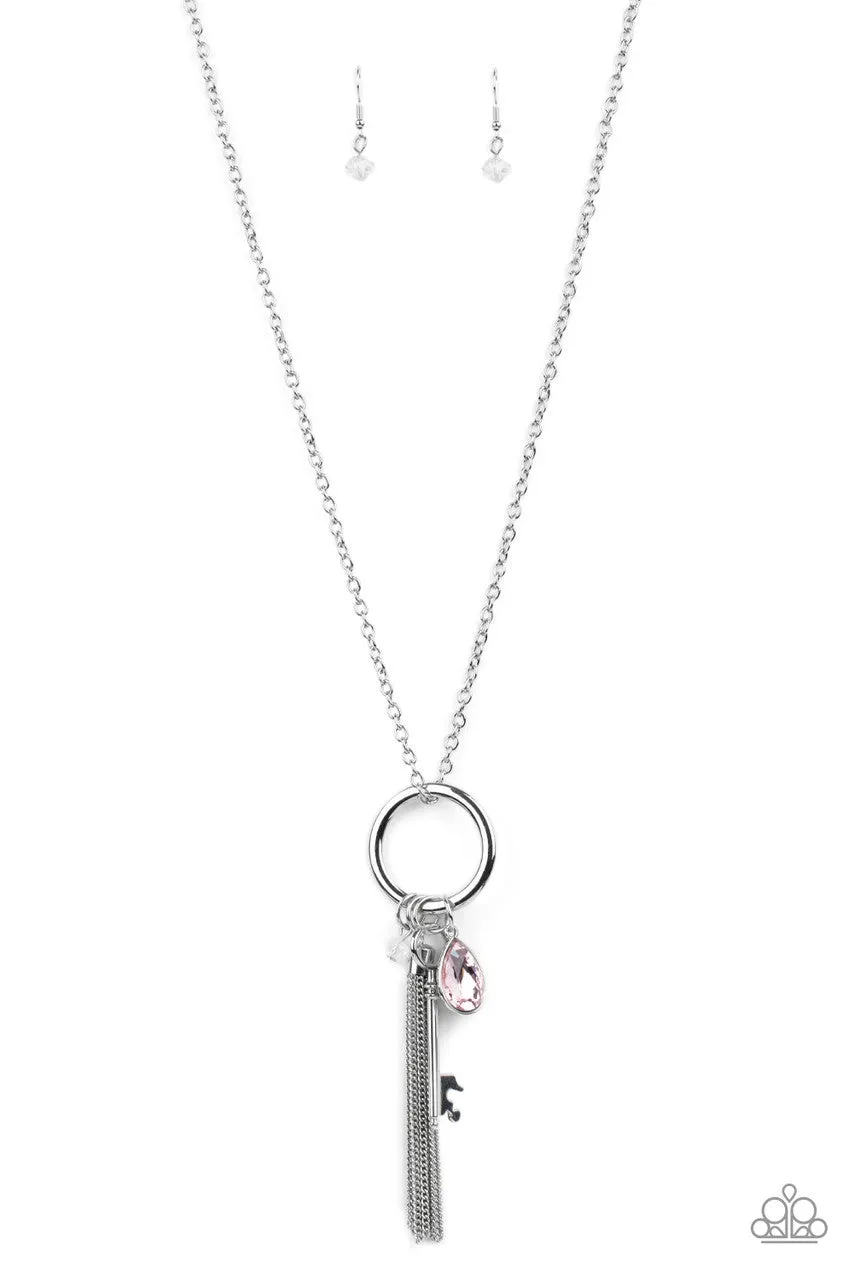 Unlock Your Sparkle Pink Paparazzi Necklace