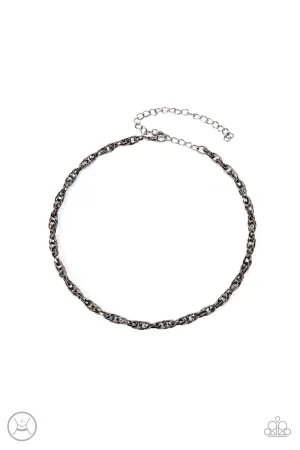 Urban Underdog - Black (Gunmetal Choker) Necklace