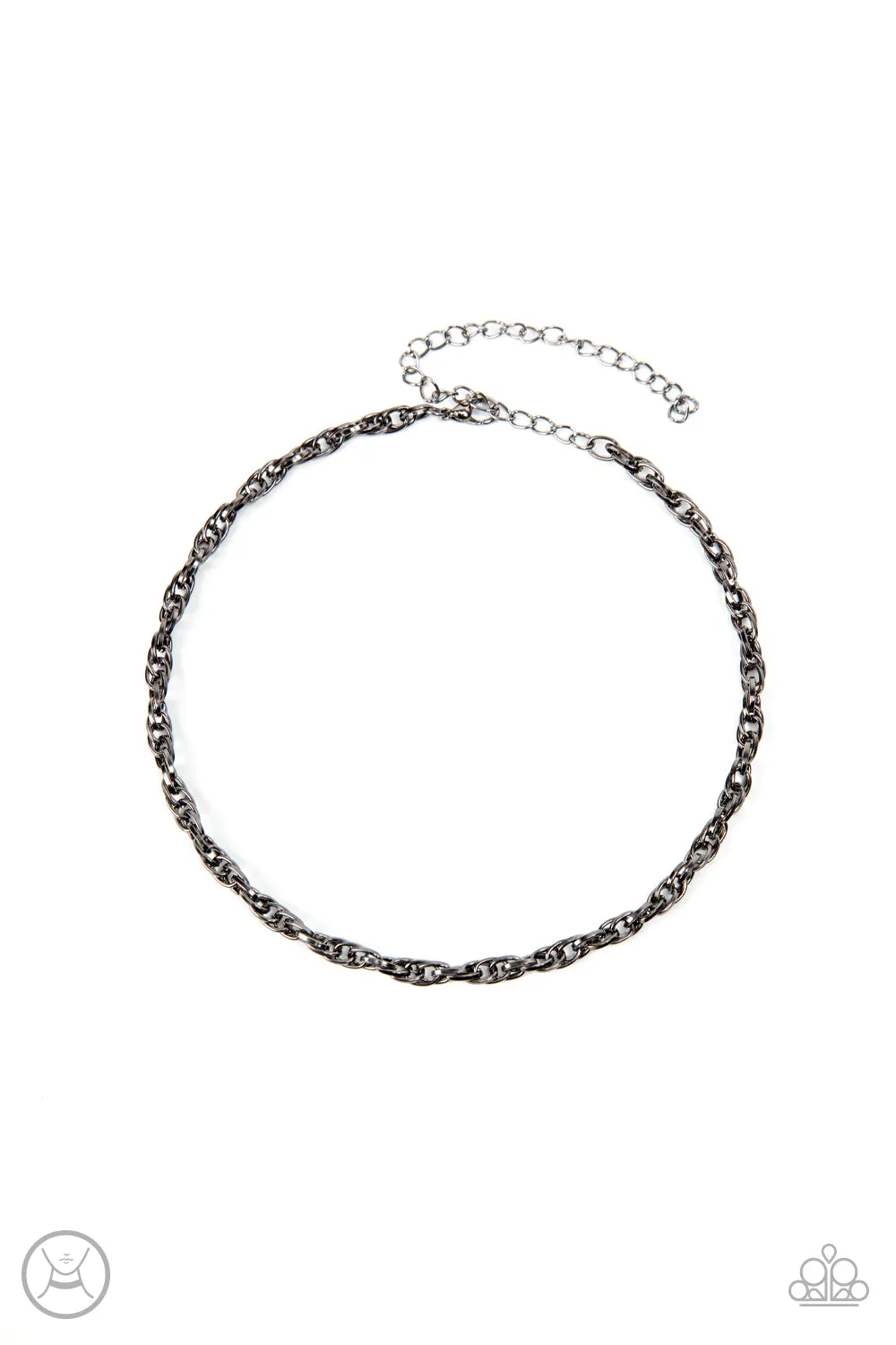 Urban Underdog - Black (Gunmetal Choker) Necklace