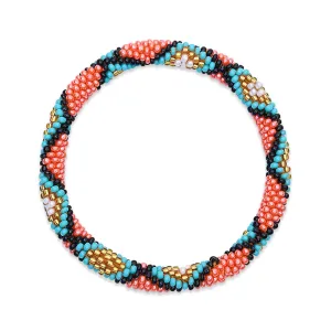Valley Of The Hidden Flowers | Himalayan Glass Bead Bracelet