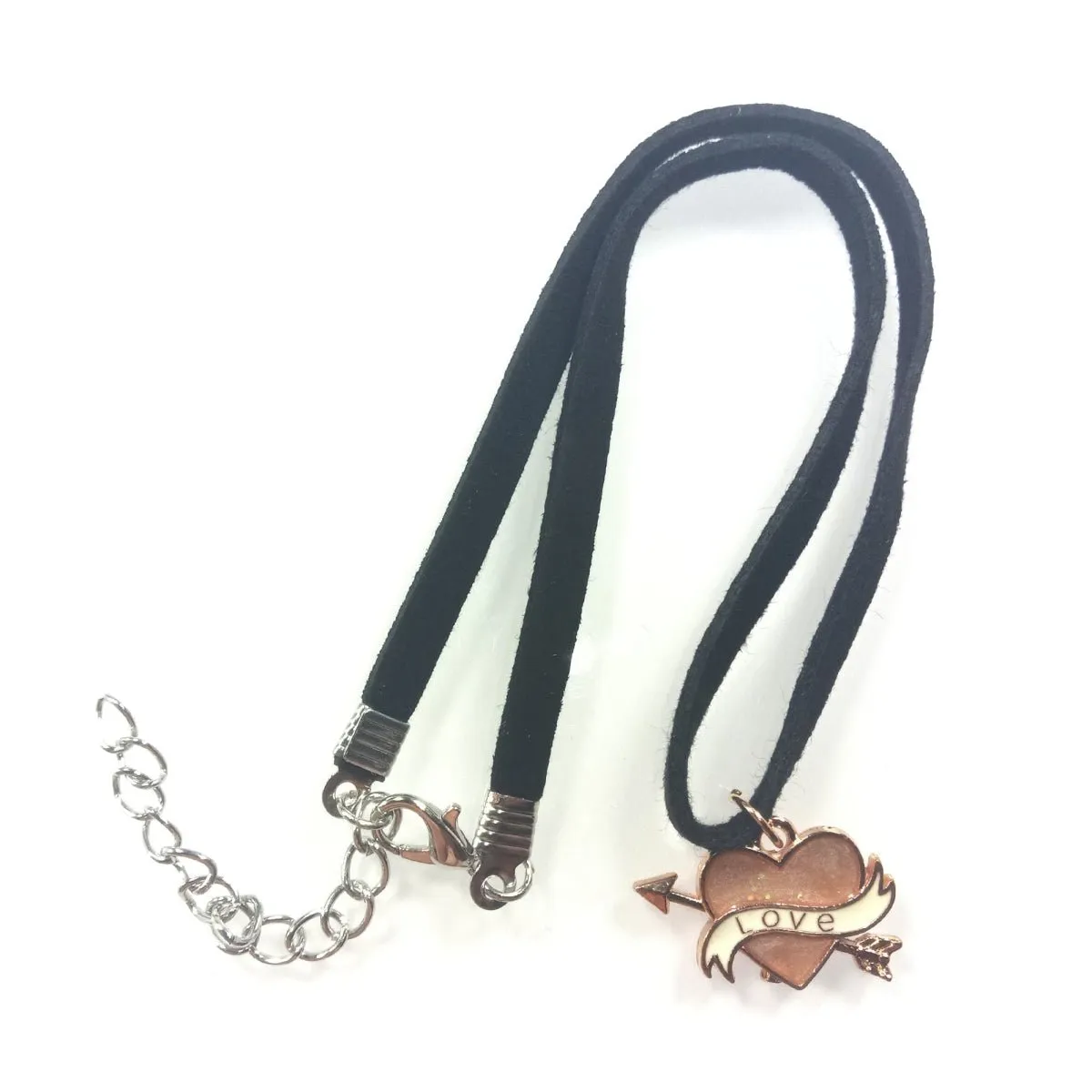 Velvet Neck Choker Necklace Black Love Heart Star Vintage Bohemian Charm 2