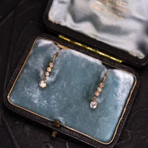 Victorian Diamond Drop Earrings