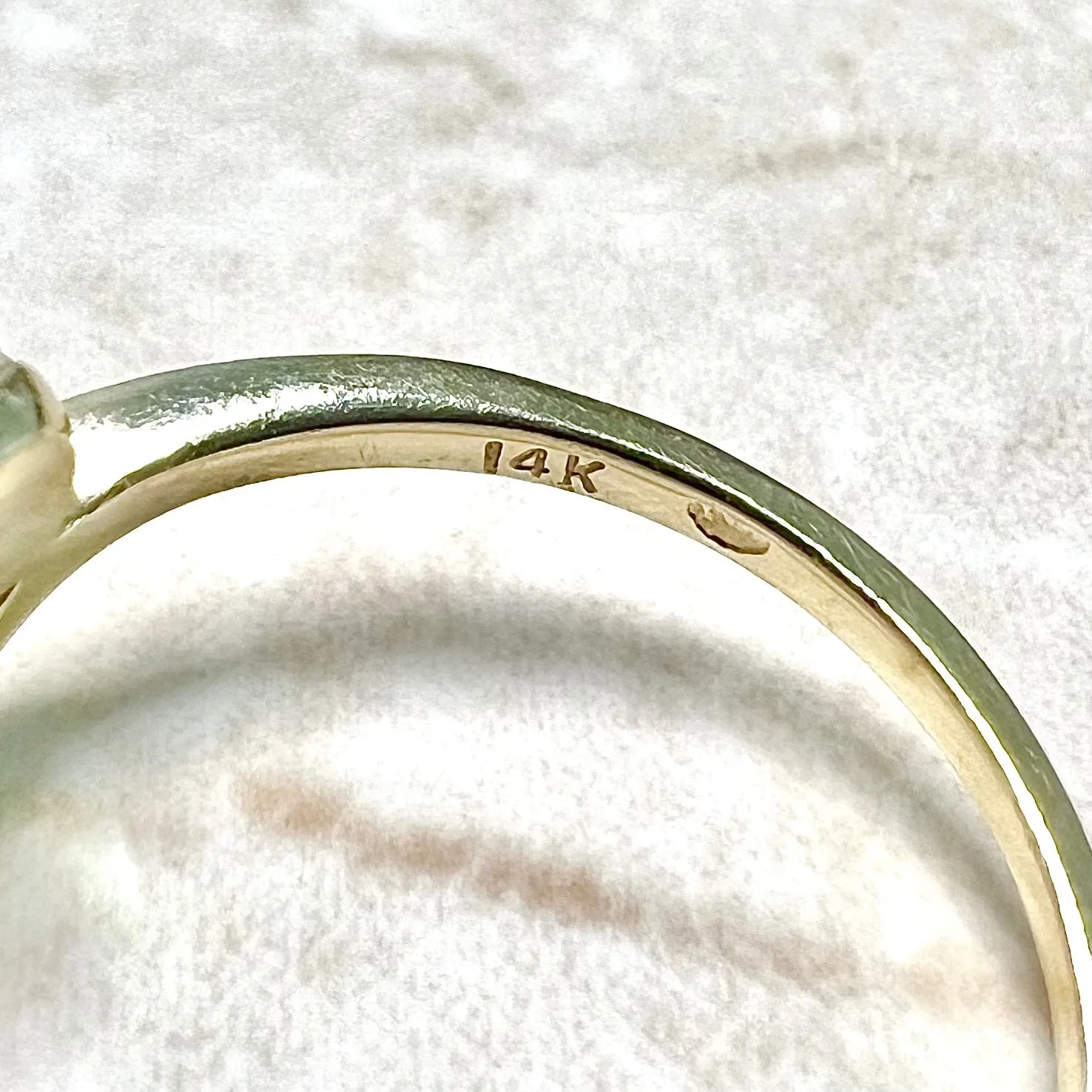 Vintage 14 Karat Yellow Gold Pearl Toi & Moi Ring