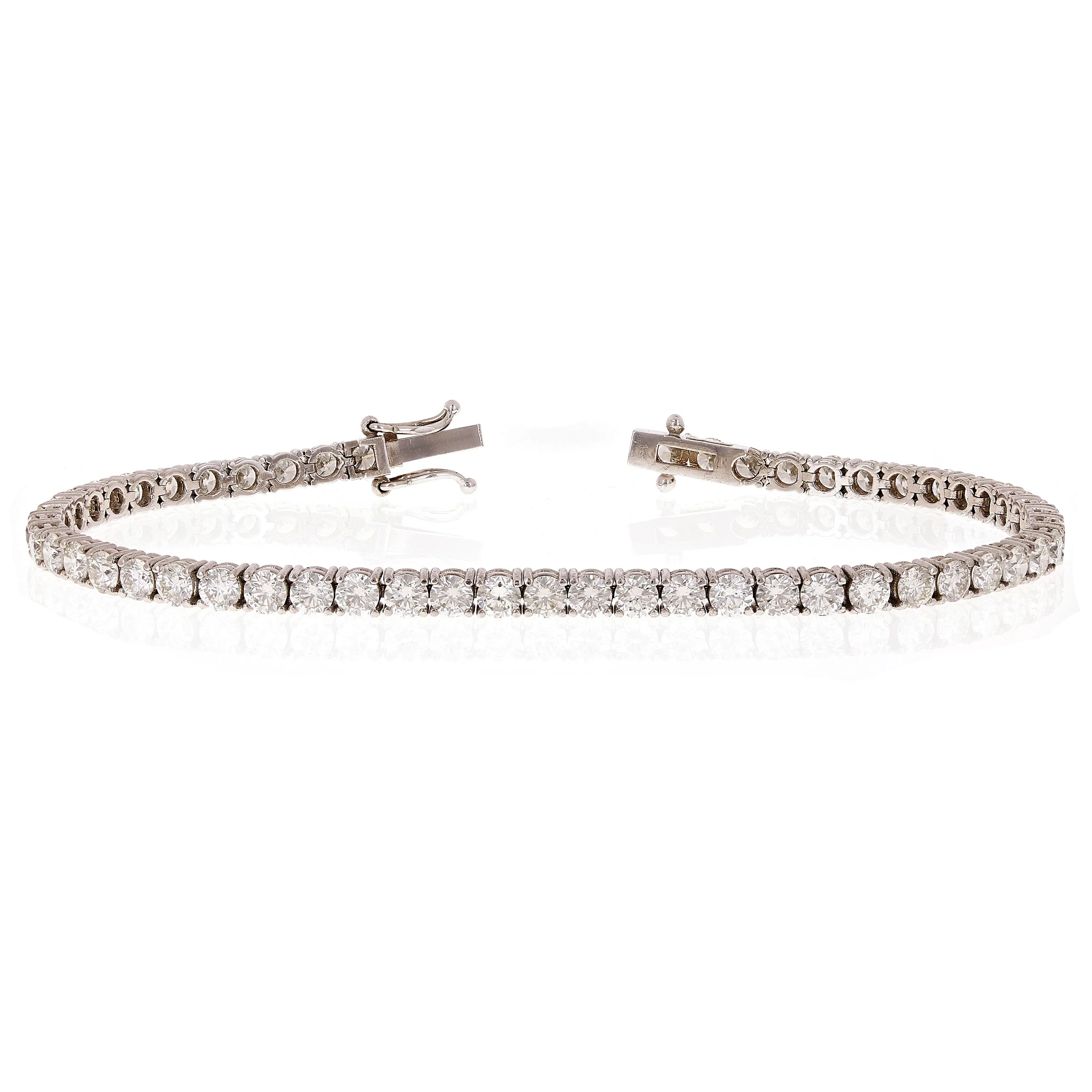 Women's 18k White Gold Diamond Tennis Bracelet