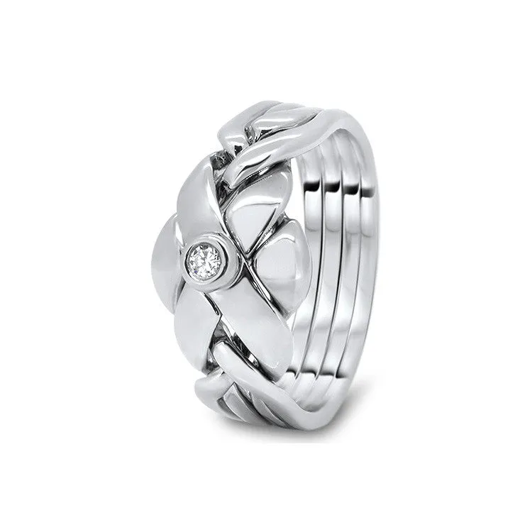 Womens Gold Diamond 4RC-LD