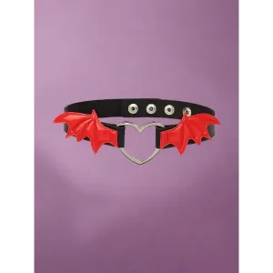 Y2K Punk Moon Choker Necklace for Party and Fashion Events