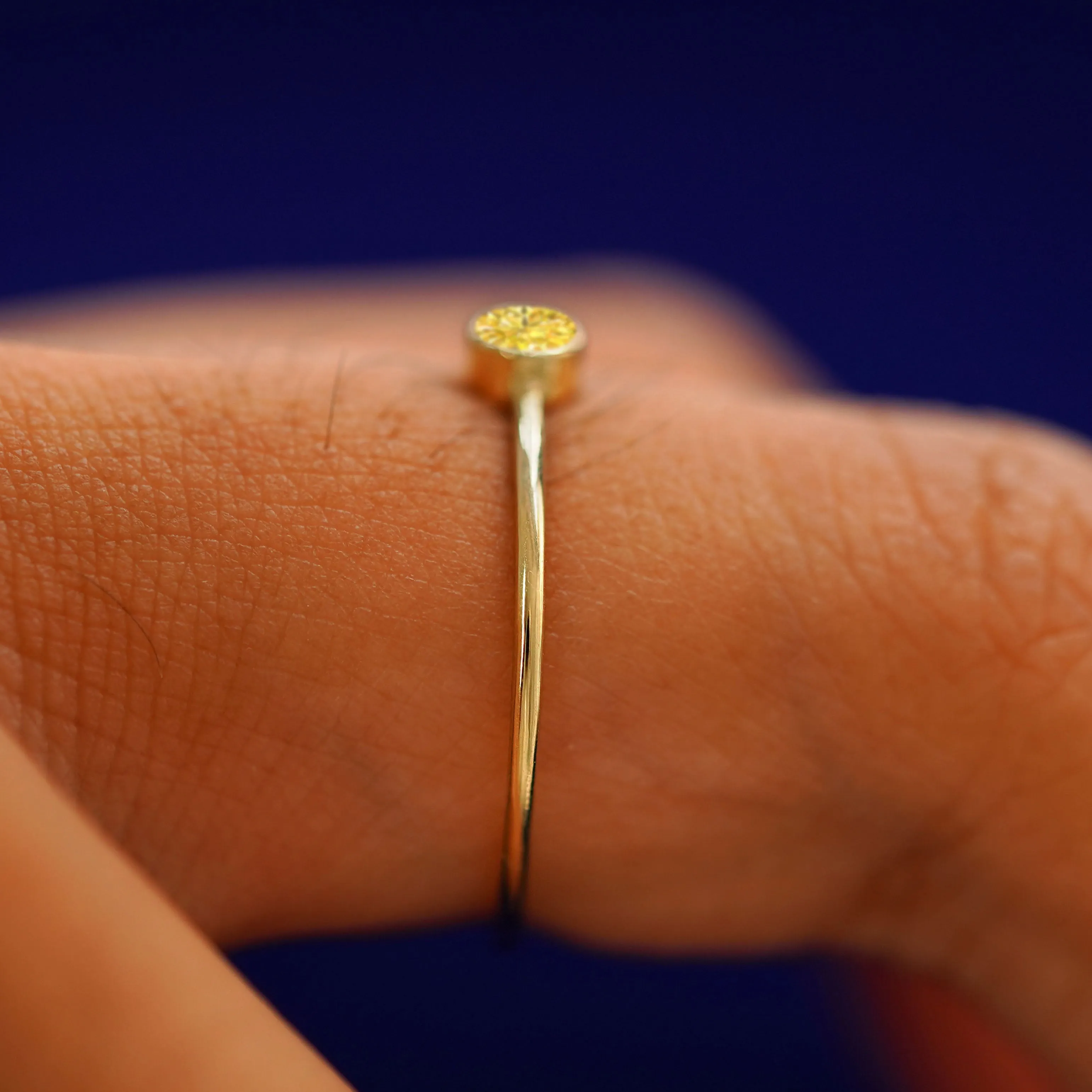 Yellow Diamond Ring