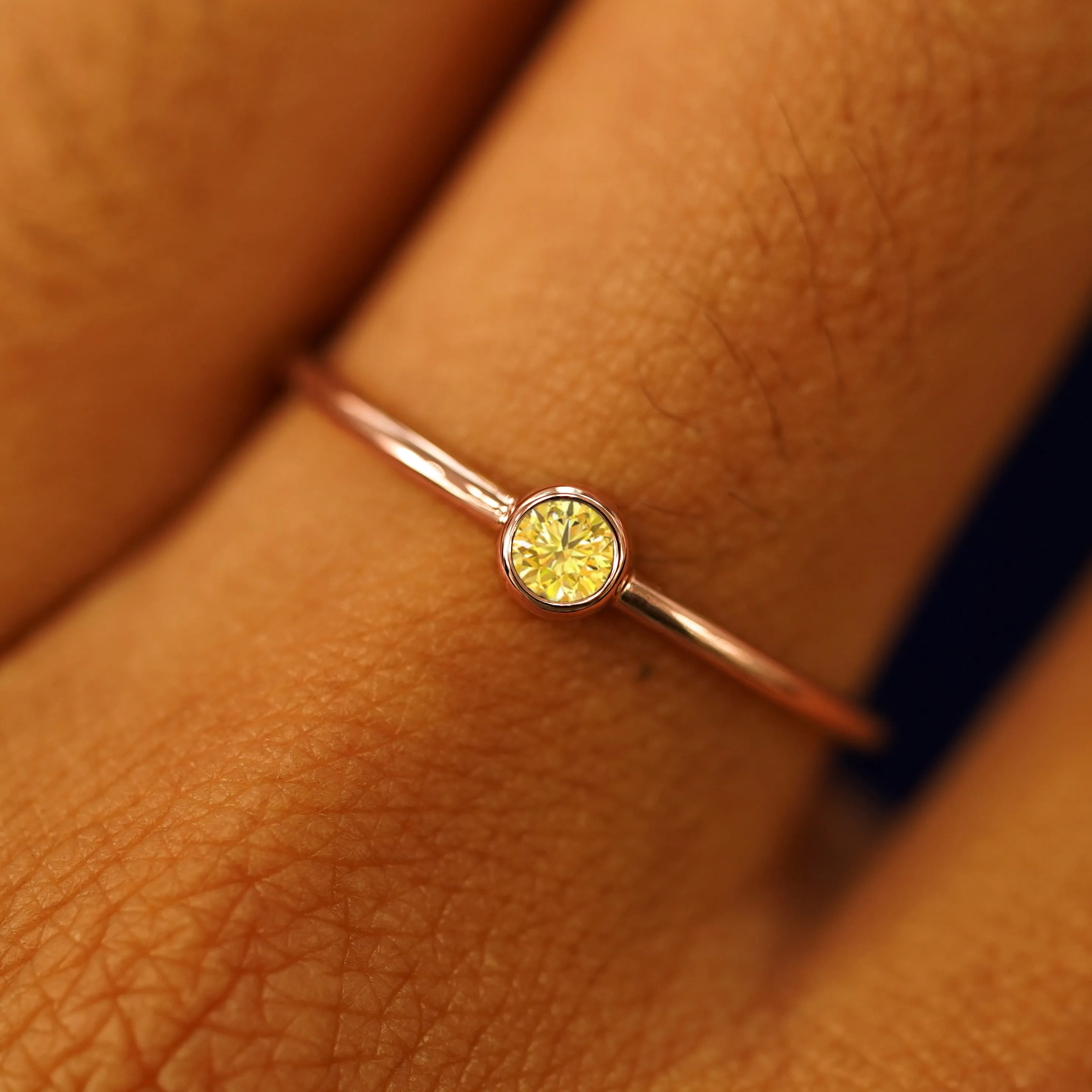 Yellow Diamond Ring