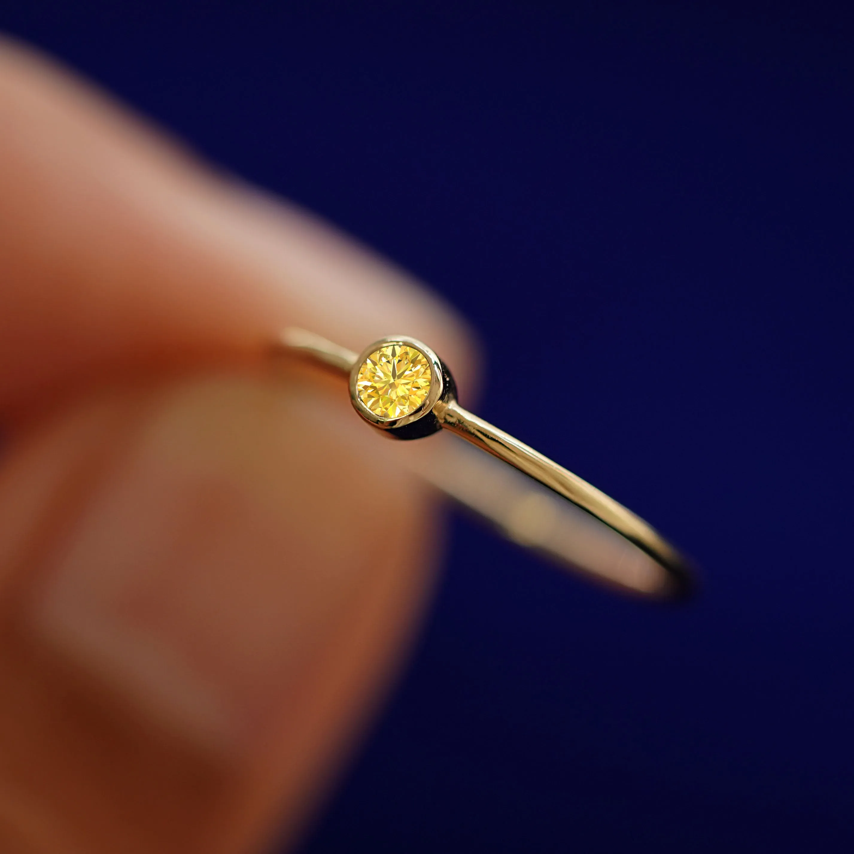 Yellow Diamond Ring
