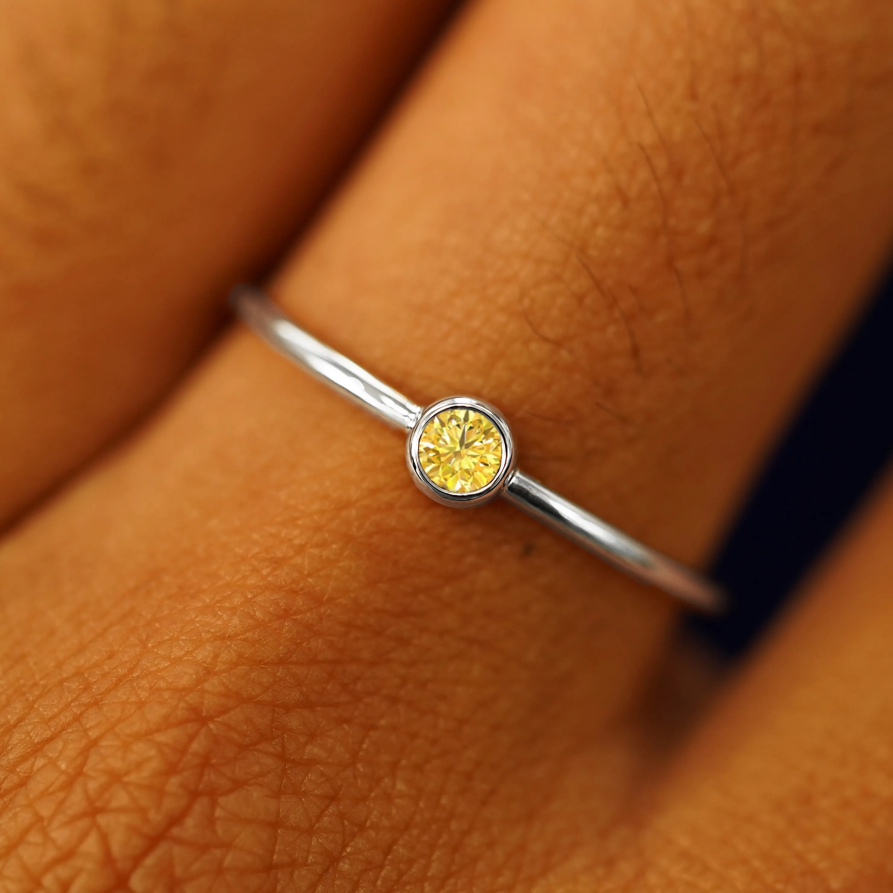 Yellow Diamond Ring