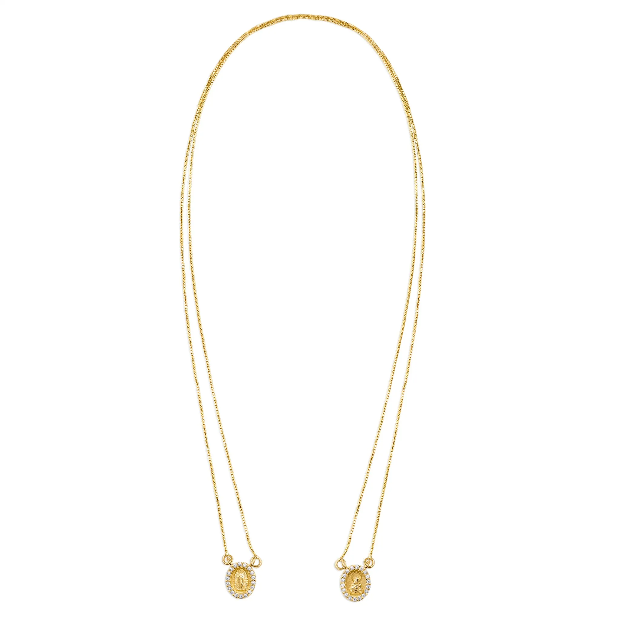 Yellow Gold Escapularia with Diamonds