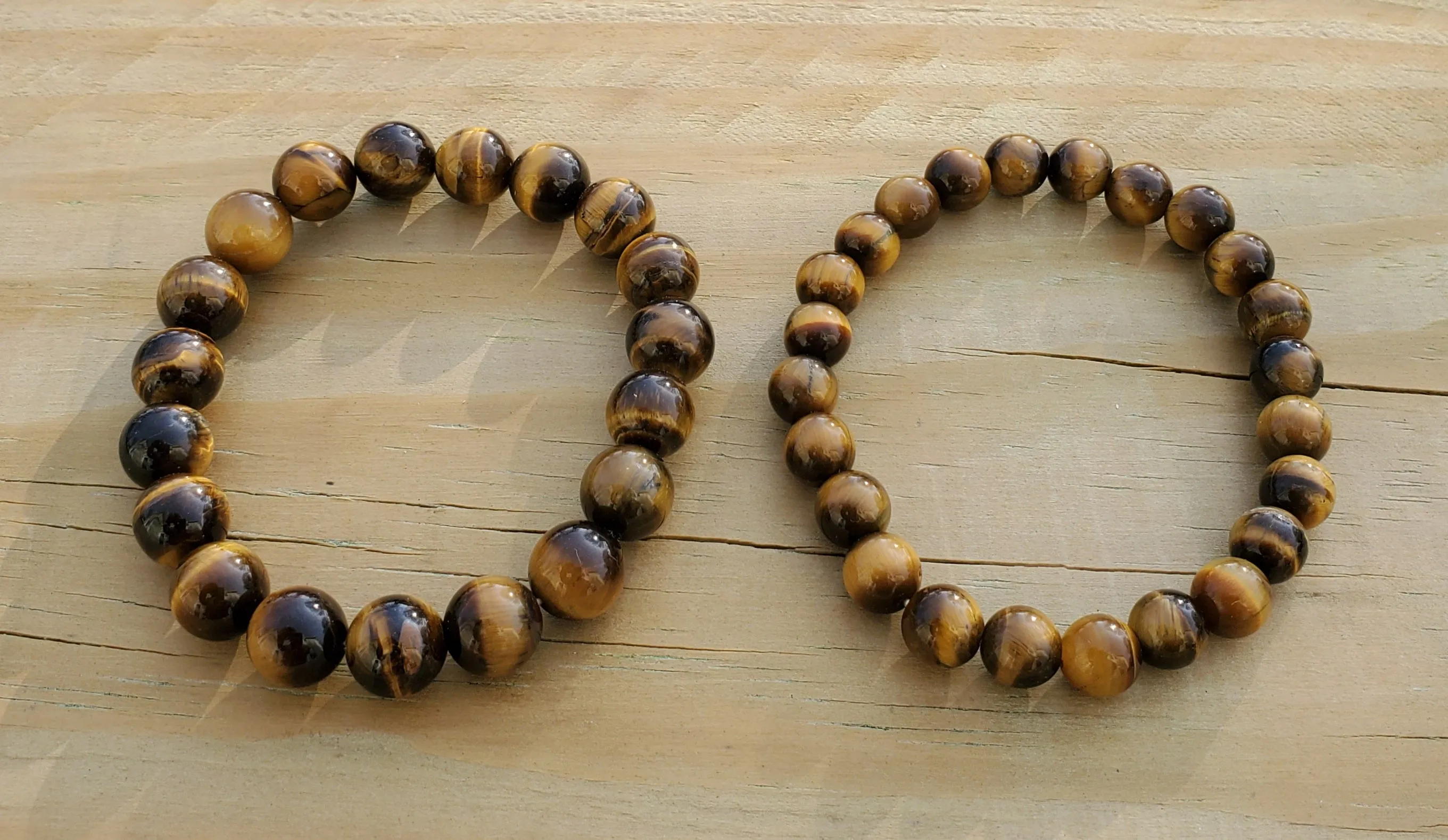 Yellow Tigers Eye Bracelets