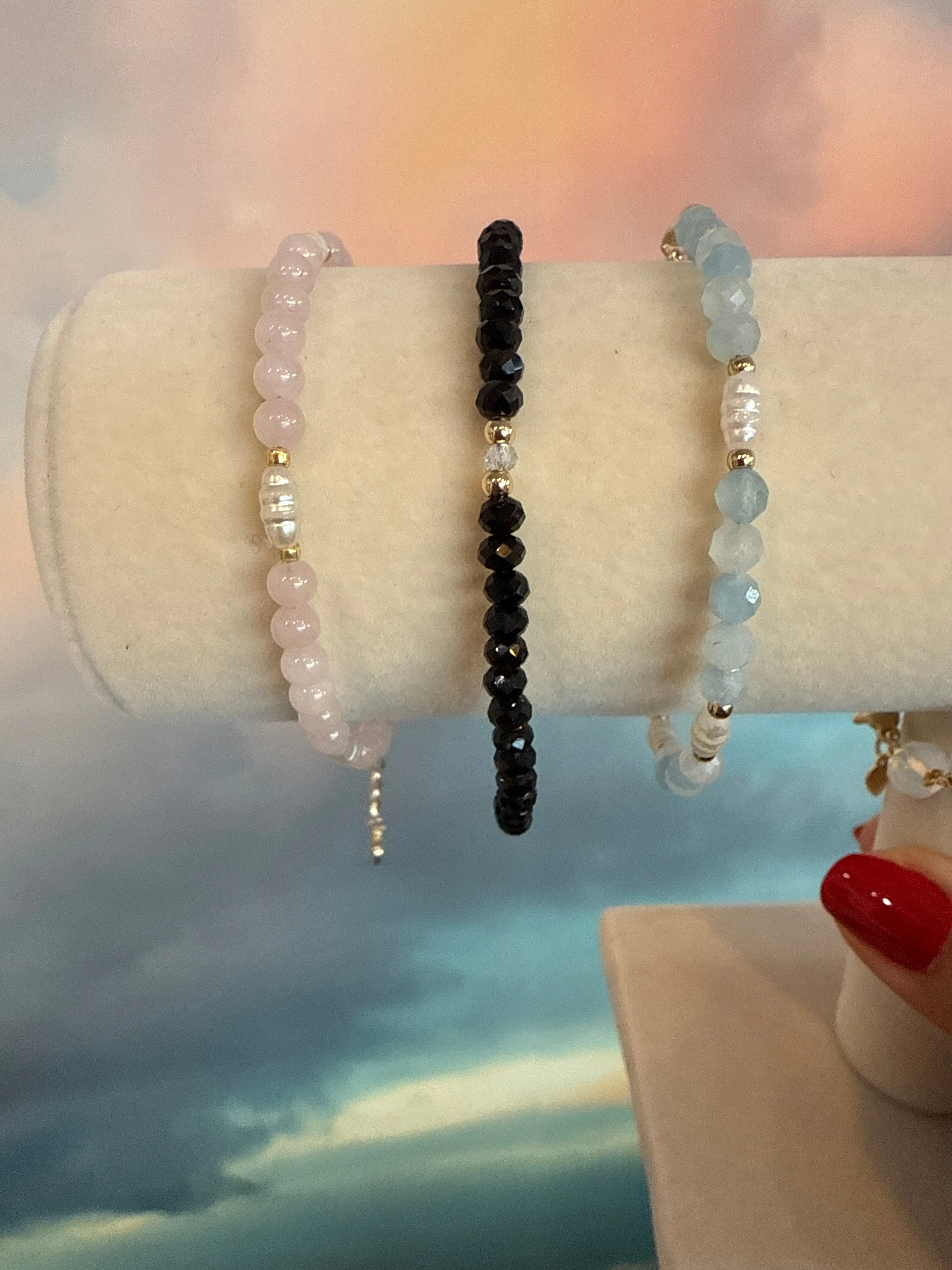 Zhanna Jewelry, Beaded Gemstone bracelets